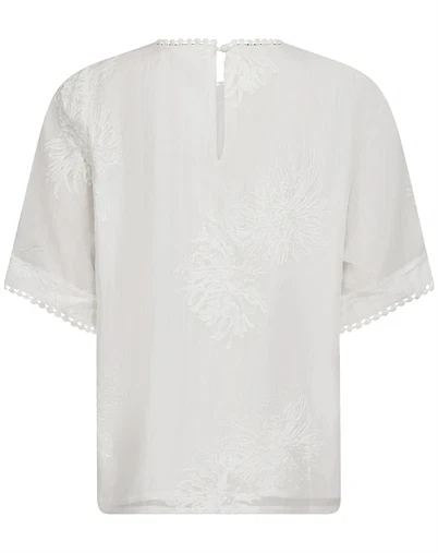 Co' Couture - NeaCC O-Bluse - White